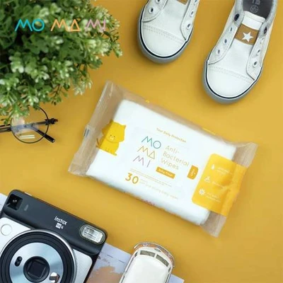 Gambar Momami Tisu Basah Wetwipes Antibacterial 30s 121675