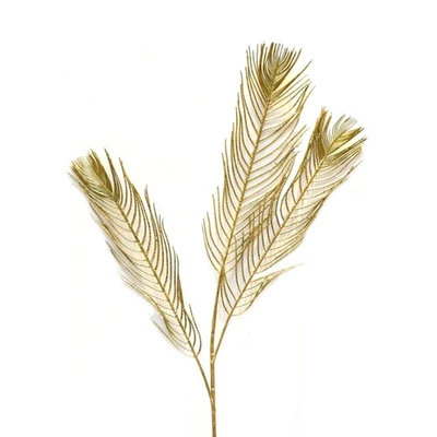 Gambar Informa Tanaman Artifisial Peacock 30x27x79 cm - Gold