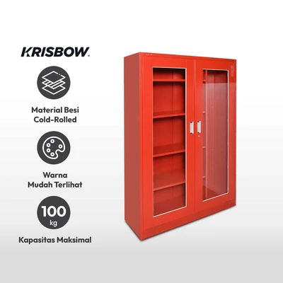 Gambar Krisbow Lemari Alat Pemadam Kebakaran - Merah