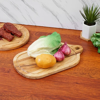 Gambar Culinart Olive Talenan Kayu 36x20.7x1.4 cm - Cokelat
