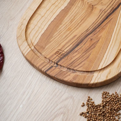 Gambar Culinart Olive Talenan Kayu 36x20.7x1.4 cm - Cokelat