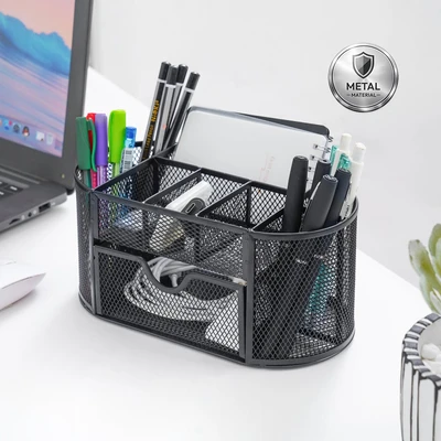 Gambar Informa Organizer Meja Dengan Laci Penyimpanan - Hitam
