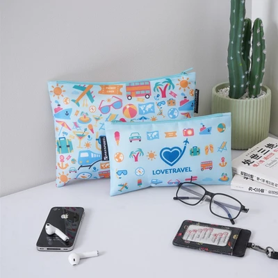 Gambar Passport Pouch Travel Set 2 pcs - Biru