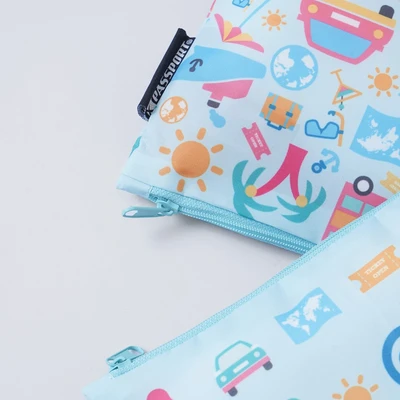 Gambar Passport Pouch Travel Set 2 pcs - Biru