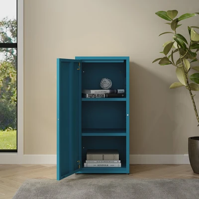 Gambar Stora Kabinet Metal 3 Tingkat - Biru