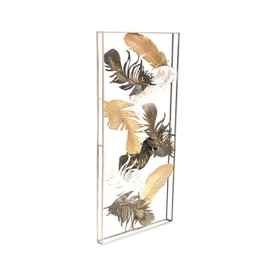 Gambar Informa 120x59x8.3cm Hiasan Dinding Multi Feather A15