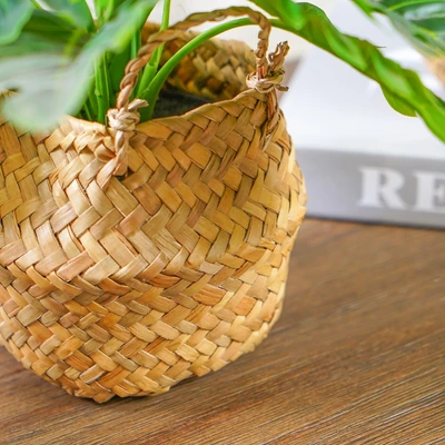 Gambar Informa Tanaman Artifisial Leaves Dengan Pot 30x30x25 cm - Mix