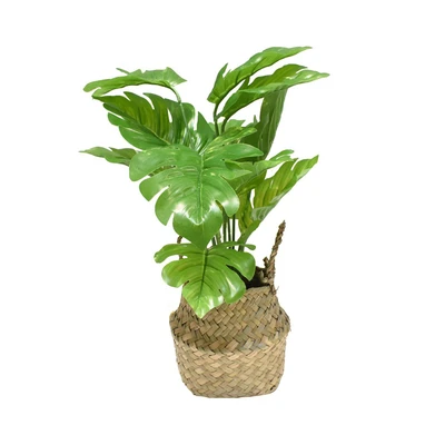 Gambar Informa Tanaman Artifisial Leaves Dengan Pot 28x28x35 cm - Mix