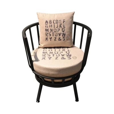 Gambar Informa Neo Mandarin Kursi Lounge Fabric - Hitam