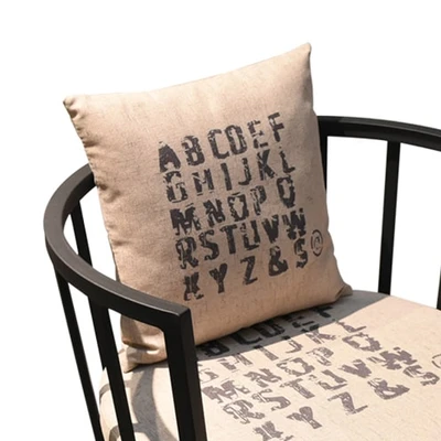 Gambar Informa Neo Mandarin Kursi Lounge Fabric - Hitam