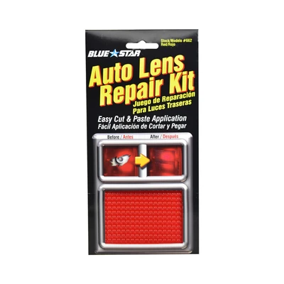 Gambar Blue Star Stiker Repair Kit Tail Light Mobil - Merah