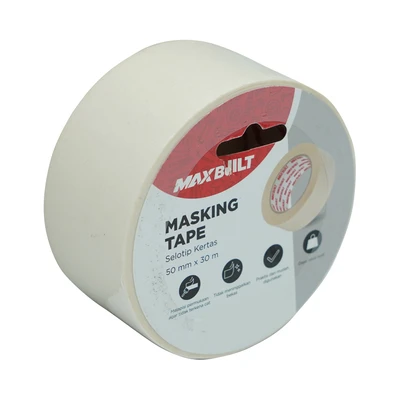Gambar Maxbuilt 5cmx30M Masking Tape - Putih