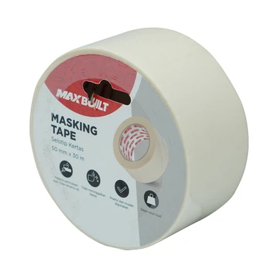 Gambar Maxbuilt 5cmx30M Masking Tape - Putih