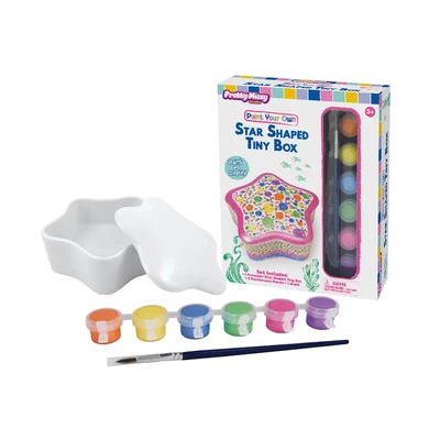 Gambar Pretty Missy Set Diy Paint Your Own Star Shaped Box