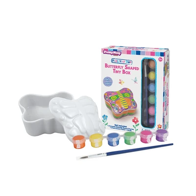 Gambar Pretty Missy Set Diy Paint Your Own Butterfly Shaped Box