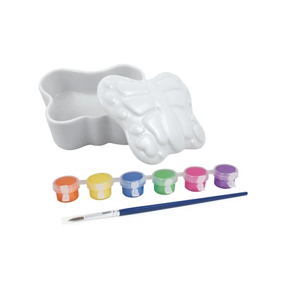 Gambar Pretty Missy Set Diy Paint Your Own Butterfly Shaped Box