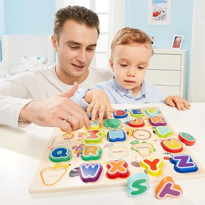 Gambar Top Bright Puzzle Alphabet Animal 120324