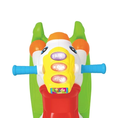 Gambar Hola Ride On Rocking Pony Dengan Lampu & Musik - Putih