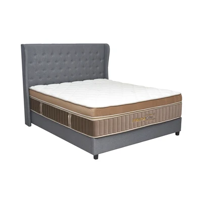 Gambar Informa Sleep 200x200x40 cm Belgio Kasur Pocket Springbed - Cokelat