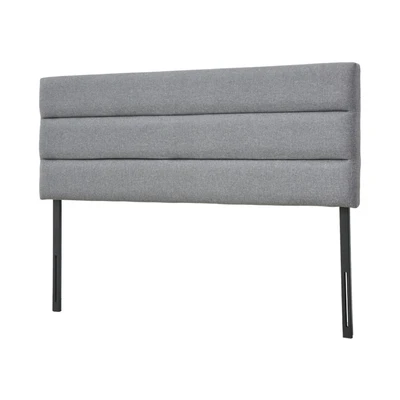 Gambar Informa 160x200 cm Leon Headboard Tempat Tidur - Abu-Abu