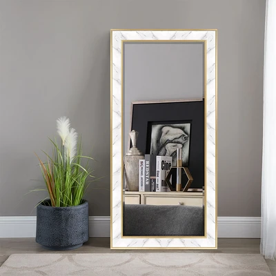 Gambar Informa Cermin Dinding Dekorasi MDF & Plastik 61.3x147.3 cm - Gold/Marble