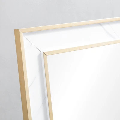 Gambar Informa Cermin Lantai MDF & Plastik 45x150 cm - Gold Marble