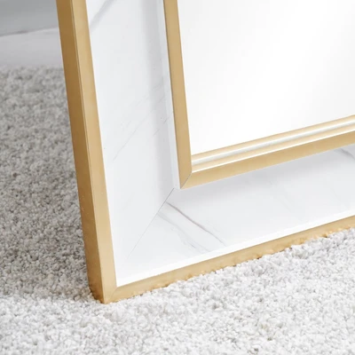 Gambar Informa Cermin Lantai MDF & Plastik 45x150 cm - Gold Marble
