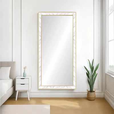 Gambar Informa Cermin Lantai MDF & Plastik 100x200 cm - Gold Marble