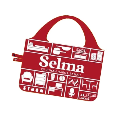 Gambar Selma 58x12x66 cm Tas Lipat - Merah Putih