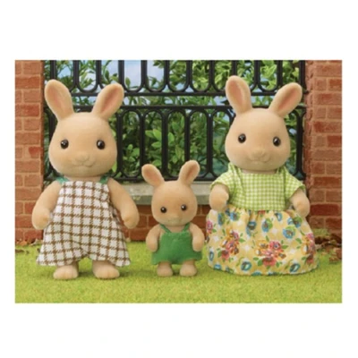 Gambar Sylvanian Families Set Boneka Sunny Rabbit Family Esff53720