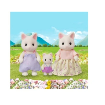 Gambar Sylvanian Families Set Boneka Floral Cat Family Esff53730