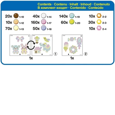 Gambar Aqua Beads Set Pastel Fancy - Mix
