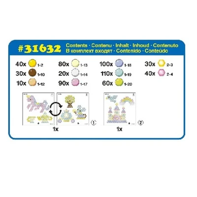 Gambar Aqua Beads Set Fairytale Pastel Teaq31632