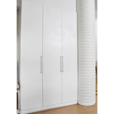 Gambar Arthome Wallpaper 3D Motif Bata 70x77 cm - Putih