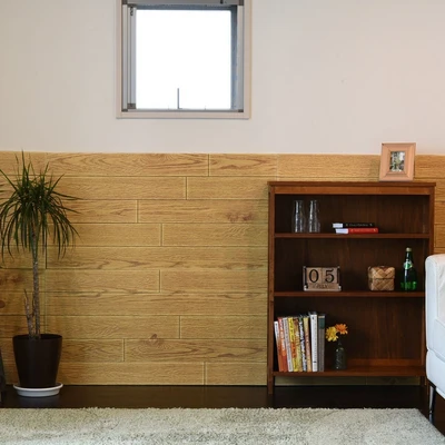 Gambar Arthome Wallpaper 3D Motif Kayu 70x77 cm - Ek