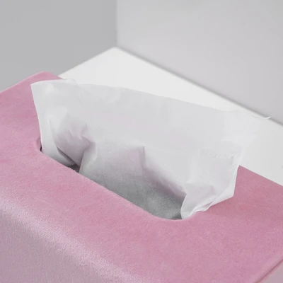 Gambar Informa 23.5x12.4x11.6 cm Kotak Tisu Velvet - Pink