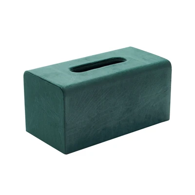 Gambar Informa 23.5x12.4x11.6 cm Kotak Tisu Velvet - Hijau