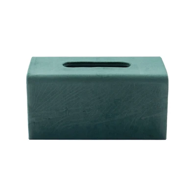 Gambar Informa 23.5x12.4x11.6 cm Kotak Tisu Velvet - Hijau