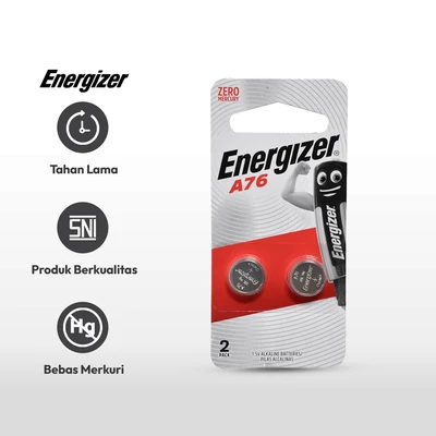 Gambar Energizer Baterai Alkaline LR44 Set 2 pcs