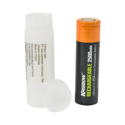 Gambar Krisbow Baterai Rechargeable 3.7v 2500 Mah 20a