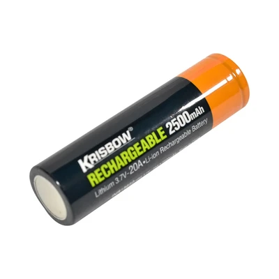 Gambar Krisbow Baterai Rechargeable 3.7v 2500 Mah 20a