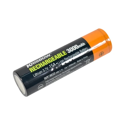 Gambar Krisbow Baterai Rechargeable 15a 3.7v 3000 Mah