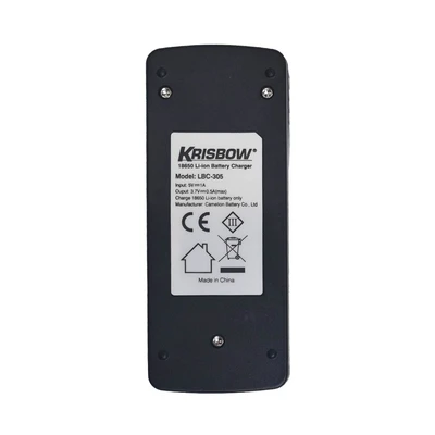 Gambar Krisbow Charger USB Baterai 18650 2 Slot 5V