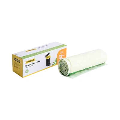 Gambar Krisbow Kantong Sampah Biodegradable 3 Liter Set 100 Pcs - Kuning