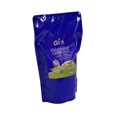 Gambar Glint Lemongrass Karbol Pembersih Pouch 750 ml - Biru
