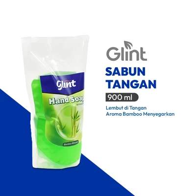 Gambar Glint Sabun Cuci Tangan Isi Ulang Bamboo Minerals 900 Ml