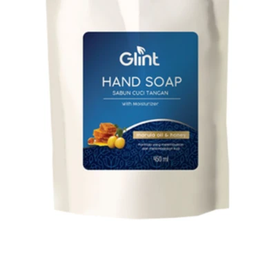 Gambar Glint 450 Ml Sabun Cuci Tangan Marula Oil And Honey  Pouch