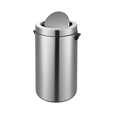 Gambar Informa Tempat Sampah Tutup Swing Stainless Steel Fingerprint Proof 40 Liter - Silver