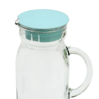 Gambar Glasslock 1 Ltr Teko Minum - Biru Aqua