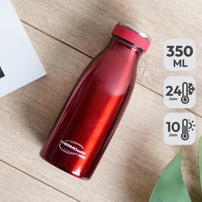 Jual Thermos Thermocafe Botol Vacuum Flask 350 Ml Merah Terbaru